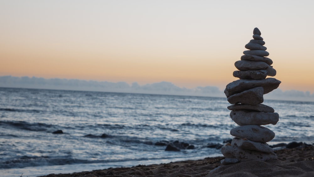 image of rocks on the beach